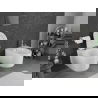 Mexen Sofia wc-kom Mis Rimless Tornado met langzaam sluitende dunne zitting, duroplast, witte glans - 30540100T