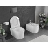 Mexen Sofia miska wc Rimless Tornado z deską wolnoopadającą slim, duroplast, biała połysk - 30540300T