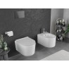 Mexen Sofia wc-pott Rimless Tornado aeglaselt sulguva õhukese duroplastist kaanega, valge läikiv - 30540500T