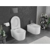 Mexen Sofia wc-pott Rimless Tornado aeglaselt sulguva õhukese duroplastist kaanega, valge läikiv - 30540500T