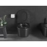 Mexen Sofia WC-Schüssel Rimless Tornado mit langsam schließender Slim-Sitzplatte, Duroplast, schwarz matt - 30541085T