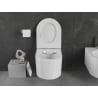 Mexen Sofia WC školjka Rimless s tankim sjedištem s tihim zatvaranjem, duroplast, bijeli sjaj - 30540500