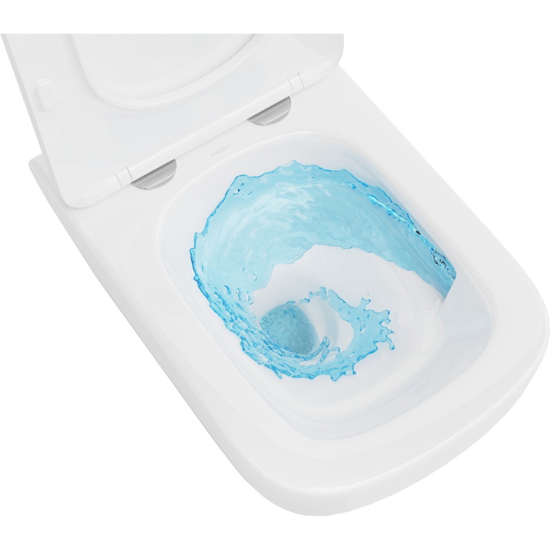 Mexen Riva WC-pott Rimless Tornado, valge läige - 3363XX00T