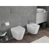 Mexen Rico miska wc Rimless Tornado z deską wolnoopadającą twarda, duroplast, biała połysk - 30720200T