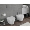 Mexeni Rico Rimfree Tornado WC-pott aeglaselt sulguva slim duroplast-istmega, valge läige - 30720300T