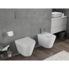 Mexen Rico miska wc Rimless Tornado z deską wolnoopadającą slim, duroplast, biała połysk - 30720400T