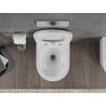 Mexen Rico miska wc Rimless Tornado z deską wolnoopadającą slim, duroplast, biała połysk - 30720400T
