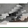Mexen Rico WC-pot Rimless Tornado met zacht sluitende slanke zitting, duroplast, glanzend wit - 30720500T