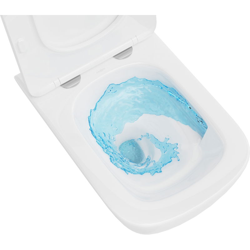 Mexen Timo wc-kulho Rimless Tornado, kiiltävä valkoinen - 3365XX00T