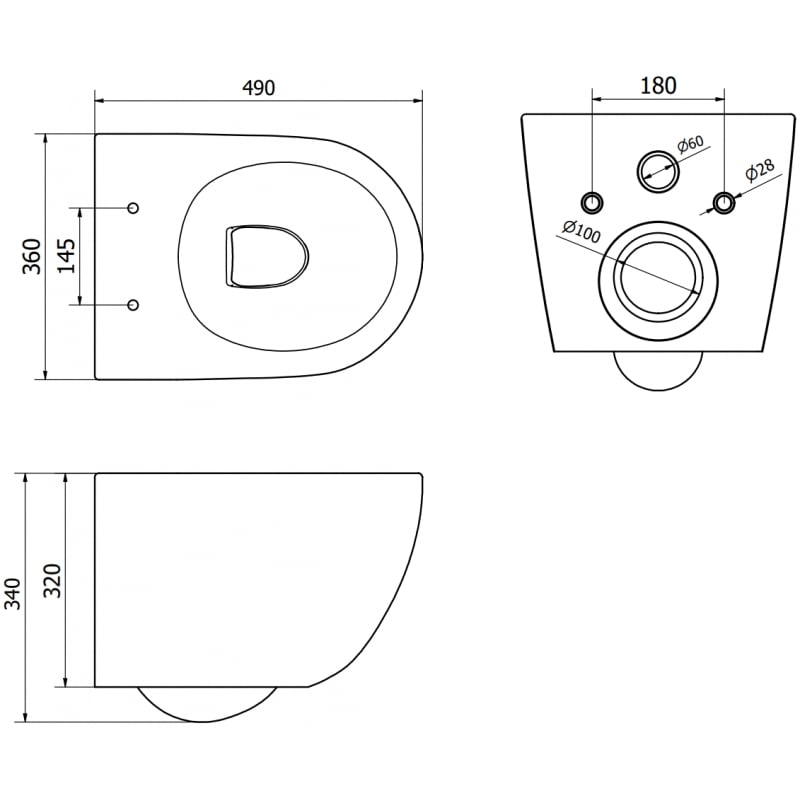 Mexen Lena miska wc Rimless Tornado z deską wolnoopadającą slim, duroplast, biała połysk - 30220400T