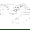 Mexen Rico WC-pot Rimless Tornado met zacht sluitende slanke zitting, duroplast, glanzend wit - 30720500T