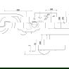 Mexen Sofia wc-kom Mis Rimless Tornado met langzaam sluitende dunne zitting, duroplast, witte glans - 30540100T