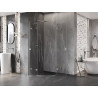Mexen Lunar kaarjas dušinurk ülestõstetav 90 x 90 cm, läbipaistev, kroom - 833-090L-090P-01-00