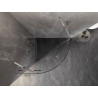 Mexen Lunar kaarjas dušinurk ülestõstetav 90 x 90 cm, läbipaistev, kroom - 833-090L-090P-01-00
