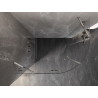 Mexen Lunar kabina prysznicowa półokrągła uchylna lewa 100 x 70 cm, transparent, chrom - 833-100L-070P-01-00