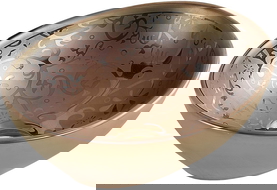 Mexen Elza bänktvättställ 40 x 33 cm, guld - 21014053