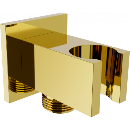 Mexen Cube angle fitting, gold - 79300-50
