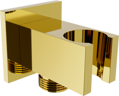 Mexen Cube angled connection, gold - 79300-50