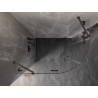 Mexen Lunar kabina prysznicowa półokrągła uchylna lewa 100 x 90 cm, transparent, gun gray szczotkowany - 833-100L-090P-66-00