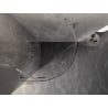 Mexen Lunar cabine de douche demi-circulaire à charnière 70 x 70 cm, transparent, nickel brossé - 833-070L-070P-97-00