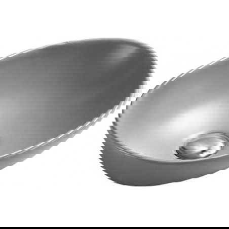 Mexen Elza lavatório de bancada 40 x 33 cm, cinza claro mate - 21014061