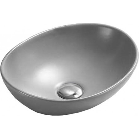 Mexen Elza opbouw wastafel 40 x 33 cm, lichtgrijs mat - 21014061