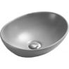 Mexen Elza lavabo sobre encimera 40 x 33 cm, gris claro mate - 21014061