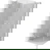 Mexen Lunar halbrunde Duschkabine, Drehflügeltür 100 x 100 cm, transparent, gebürsteter Nickel - 833-100L-100P-97-00