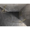 Mexen Lunar poolringikujuline dušikabiin parempoolne 90 x 80 cm, läbipaistev, kuldne harjatud - 833-090P-080L-55-00