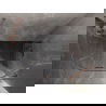 Mexen Lunar halfronde douchecabine scharnierend rechts 90 x 70 cm, transparant, geborsteld koper - 833-090P-070L-65-00