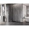 Mexen Lunar L Fünfeckdusche links öffnend 80 x 80 cm, transparent, Chrom - 831L-080L-080P-01-00-L