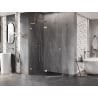 Mexen Lunar L pentagonal pivot shower enclosure left 100 x 90 cm, transparent, chrome - 831L-100L-090P-01-00-L
