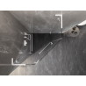 Mexen Lunar L kabina prysznicowa pięciokątna uchylna lewa 100 x 100 cm, transparent, biała - 831L-100L-100P-20-00-L