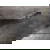 Mexen Lunar L vijfhoekige douchcabine scharnierend links 100 x 80 cm, transparant, goud - 831L-100L-080P-50-00-L