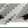 Mexen Roma douchecabine scharnierend 90 x 90 cm, transparant, goud + Flat douchebak, zwart - 854-090-090-50-00-4070G