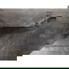 Mexen Lunar L vijfhoekige douchecabine scharnierend links 100 x 80 cm, transparant, goud geborsteld - 831L-100L-080P-55-00-L