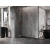 Mexen Lunar L pentagonal shower cabin left hinged 80 x 80 cm, transparent, rose gold - 831L-080L-080P-60-00-L