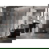 Mexen Lunar L fünfeckige Duschkabine, links schwenkbar 80 x 80 cm, transparent, gebürstetes Kupfer - 831L-080L-080P-65-00-L