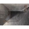 Mexen Lunar L viiekandiline vasakule avanev dušinurk 100 x 90 cm, läbipaistev, harjatud vask - 831L-100L-090P-65-00-L