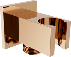 Mexen Cube angular connector, rose gold - 79300-60