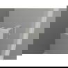 Mexen Lunar L fünfeckige Duschkabine, nach links öffnend, 80 x 100 cm, transparent, gebürsteter Nickel - 831L-080L-100P-97-00-L