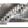 Mexen Lunar L Fünfeck-Duschkabine rechts öffnend 100 x 90 cm, transparent, chrom - 831L-100P-090L-01-00-P