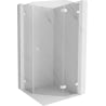Mexen Lunar L pentagonal shower enclosure right-hinged 80 x 80 cm, transparent, white - 831L-080P-080L-20-00-P
