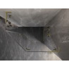 Mexen Lunar L kutni tuš kabina peterokutna desna 90 x 80 cm, prozirna, zlatna četkana - 831L-090P-080L-55-00-P