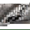 Mexen Lunar L vijfhoekige douchecabine scharnierdeur rechts 100 x 80 cm, transparant, roze goud - 831L-100P-080L-60-00-P
