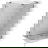 Mexen Lunar L Fünfeck-Duschkabine rechts öffnend 90x80 cm, transparent, gun graues gebürstetes Finish - 831L-090P-080L-66-00-P