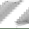 Mexen Lunar L Fünfeck-Duschkabine rechts öffnend, 100x100 cm, transparent, gebürstetes Gun Gray - 831L-100P-100L-66-00-P