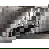 Mexen Lunar L rechthoekige douchecabine rechtsdraaiend 100 x 90 cm, transparant, kanon metaal - 831L-100P-090L-95-00-P