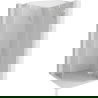 Mexen Lunar L vijfhoekige douchecabine rechts scharnierend 90 x 90 cm, transparant, geborsteld nikkel - 831L-090P-090L-97-00-P