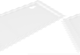 Mexen Flow receveur carré slim 70 x 70 cm, blanc brillant - 46S107070